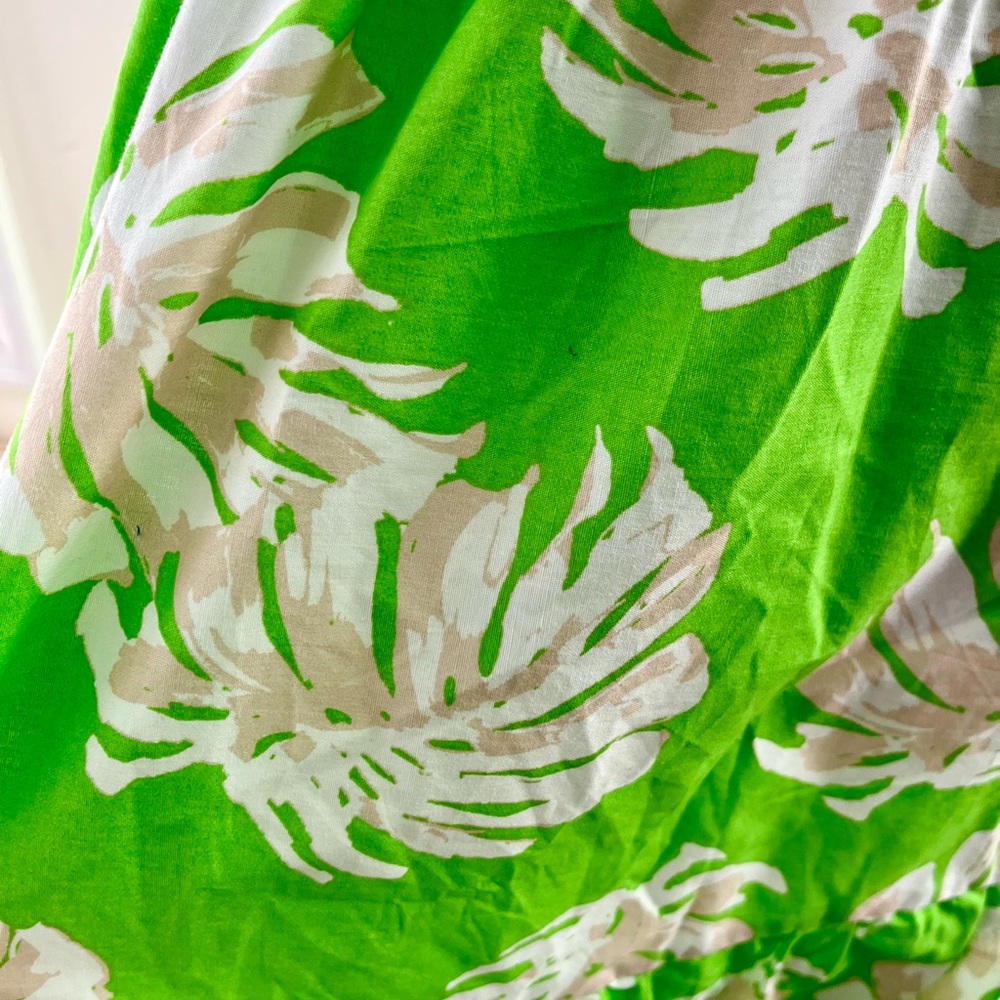 Green Leaf Print Maxi Skirt by Flying Tomato- NWOT - Picture 5 of 5